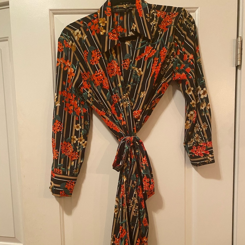 Zara wrap dress